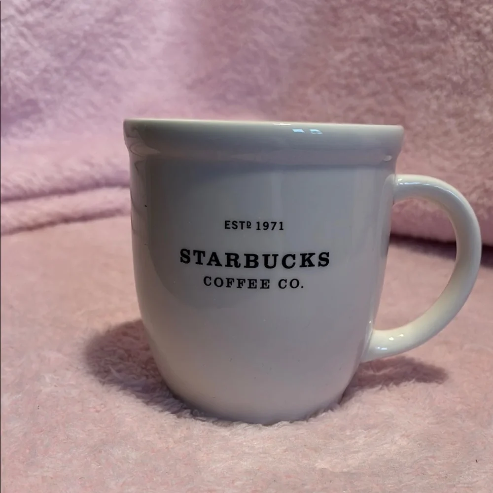 NWOT Starbucks White Coffee Mug - Picture 1 of 6